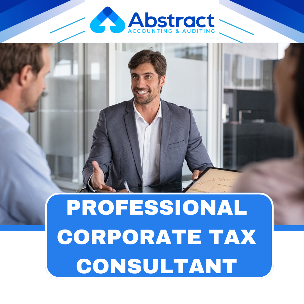 Professional corporate tax consultant